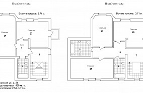 план 2-3 этаж